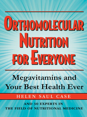 cover image of Orthomolecular Nutrition for Everyone